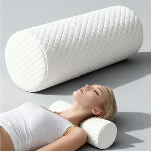 2 Sizes Circular Cervical Pillow Removable and Washable, Ergonomically Designed To Support The Head, Neck, Back and Legs During Sleep. 1 White, Cervical Pillow, Cervical Pillowcase, Sleep Cervical PillowSuitable for Neck and Shoulders