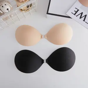 Adhesive Bra Invisible Sticky Strapless Push up Backless Reusable Silicone Covering Nipple Bras
