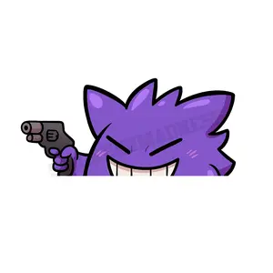 Chibi Style Cute Sticker 5INCH Waterproof UV Resistant Laptop, Car, Water Bottle sticker decal