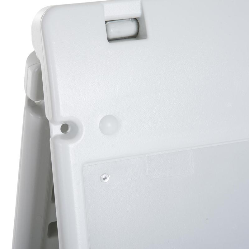 Vinsetto 22” x 28" Plastic Folding A-Frame Sandwich Board Sidewalk Sign with Weighted Tank & Weatherproof Design, White