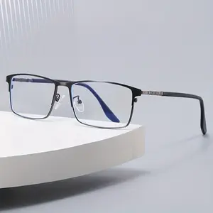 Men's Big Face Glasses Frames - Extra Wide Temple Arms Large Size Frame, Non- Eyewear for Business, Formal & Everyday, Business Accessories, Sleek Style, Fashionable Spectacles