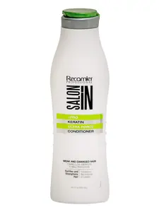 RECAMIER Professional Salon In+Pro Keratin Ultra Force Hair Conditioner, 10.1oz Liquid Haircare Product - Hydrating Moisturizer for Dry Hair, Nourishing Argan Oil Formula, Compatible with All Shampoos (Boosts Moisture)