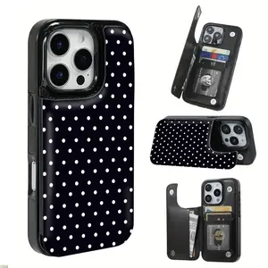 Small Dots TPU Smartphone Protector Case, Handheld Cellphone Protection Accessory, Compatible with 2025 iPhone 12/13/14/15/16/17 Devices, Ideal Birthday Gift for Phone Accessories Enthusiasts