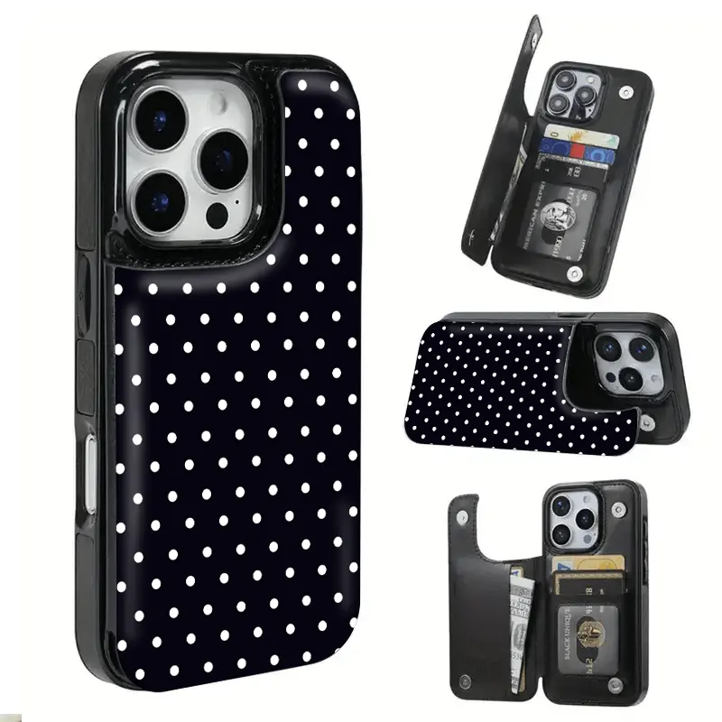 Small Dots TPU Smartphone Casing, Handheld Cellphone Protection Accessory, Compatible with 2025 iPhone 12/13/14/15/16/17 Devices, Ideal Birthday Gift for Phone Accessories Enthusiasts summerwins,summerwins