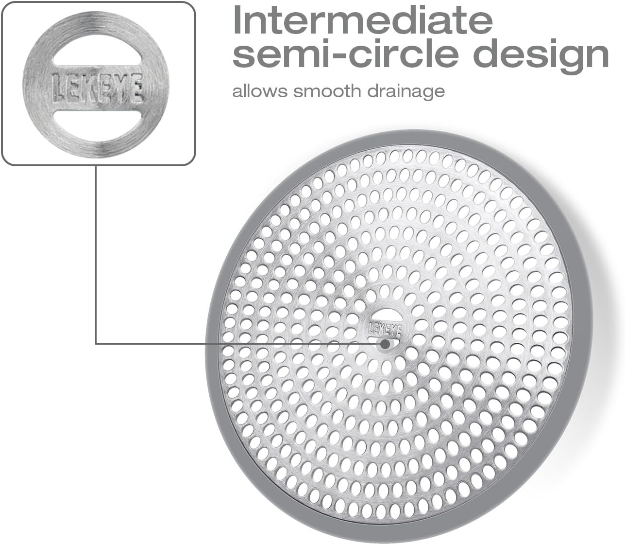 Shower Drain Hair Catcher/Strainer/Stainless Steel and Silicone Shower Drain Hair Catcher/Strainer/Stainless Steel and Silicone