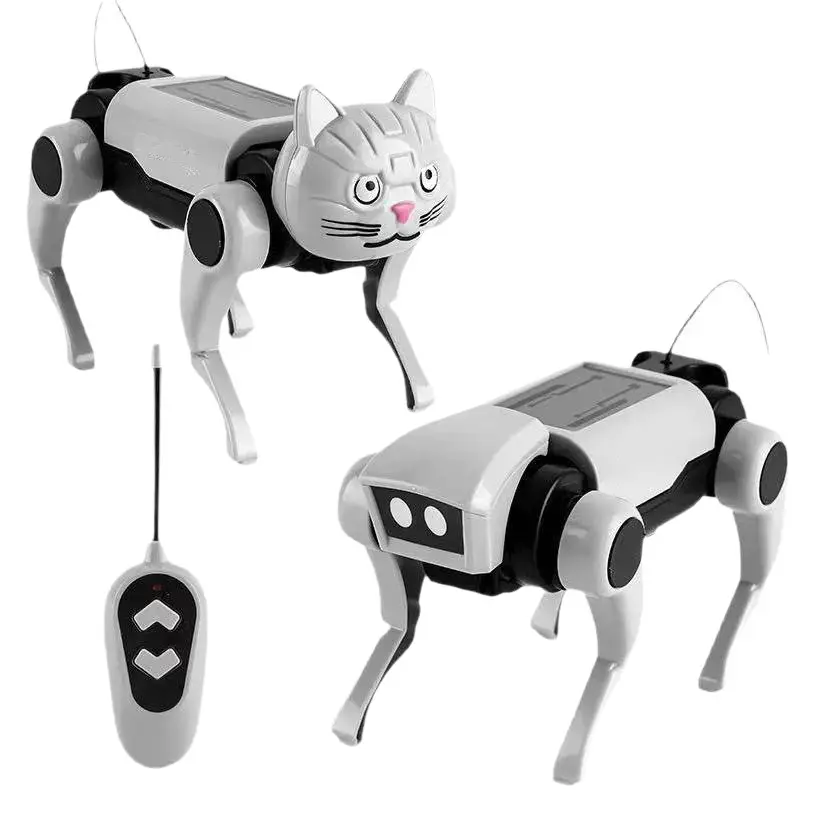 Remote Control Mechanical Dog Assembly Experiment Toy for Boys Mechanical Dog Mechanical Cat