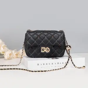 DENUONISS Women's Chic Diamond Link Crossbody-Single Shoulder Bag, Lightweight Small Slip-On Casual Light Luxury Versatile Accessory for Women