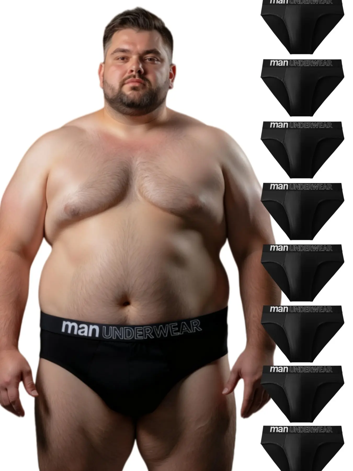8-Pack Men's Seamless Breathable Comfort Stretch Elastic Casual Fitted Briefs, Fashion Sporty Athletic Underwear, Sportswear, Available in Plus Size, All Seasons Wear