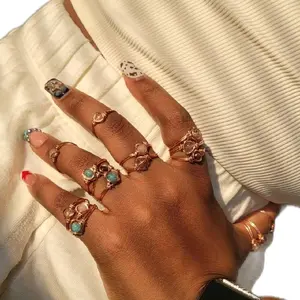 Mini Copper Crystal Ringz - Elegant Accessory for Your Collection