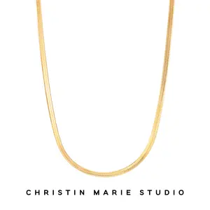 Herringbone Necklace 5mm