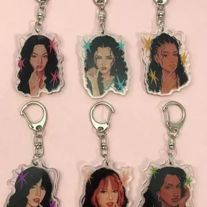 Katseye acrylic keychain