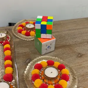 【Local Shipment】GAN356 M E 3x3 Magnetic Speed Cube Stickerless 48 Magnets GES Pro+ Customized 12 Tension Setting Puzzle Toys for Children Kids Adult（Gan 356M Upgraded Version）