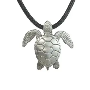 Pewter Turtle Necklace