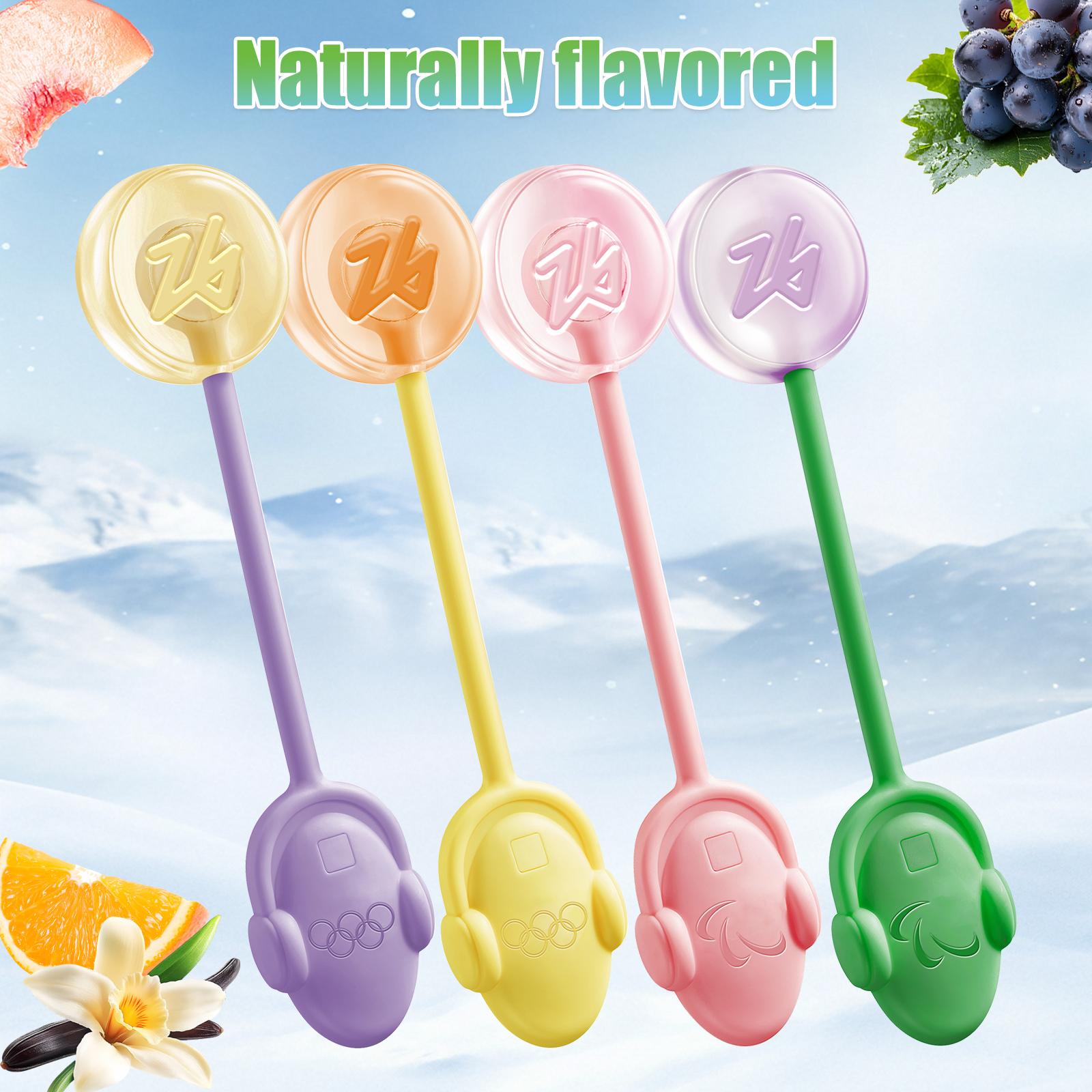 【Official Licensed Product】AMOS Winter Olympics Musical Singing Lollipop – No Sugar, Gluten-Free, Assorted Flavors (Vanilla, Orange, Peach, Grape), Individually Wrapped Sport-Inspired Novelty Musical Candy for Parties & Gifts Snack 【Official Licensed Product】AMOS Winter Olympics Musical Singing Lollipop – No Sugar, Gluten-Free, Assorted Flavors (Vanilla, Orange, Peach, Grape), Individually Wrapped Sport-Inspired Novelty Musical Candy for Parties & Gifts Snack