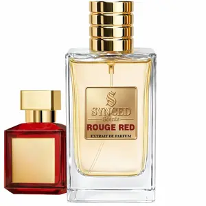 ROUGE RED by SYNCED Scents | Inspired by Baccarat Rouge Fragrance | Perfume Smells Like Sweet Amber Woody Baccarat Rouge Impression | Unisex Extrait Concentration