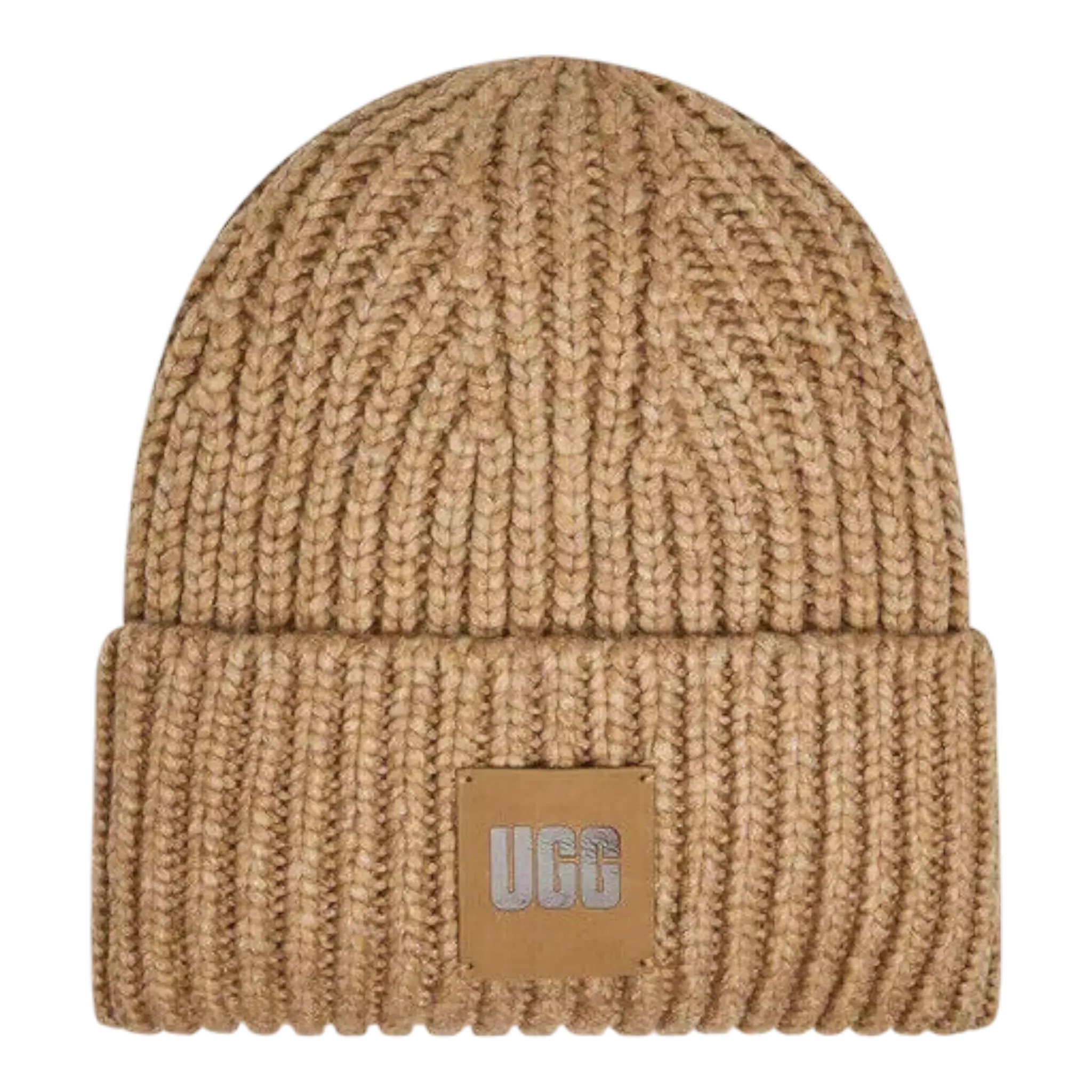 UGG Chunky Rib Beanie in Camel | Women's