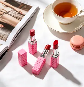 Pink Lipstick Shaped Lighter (Gas Not Included) | Trendy Portable Creative Lighter for Women, Cute Fashion Refillable Lighter