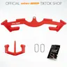 MOSTGRIP Lat Pulldown Bar Set - 2-Piece Multi-Grip Cable Attachment Set with Long Bar, V Handle & 2 Carabiners for Pulldowns, Rows and Back Workouts