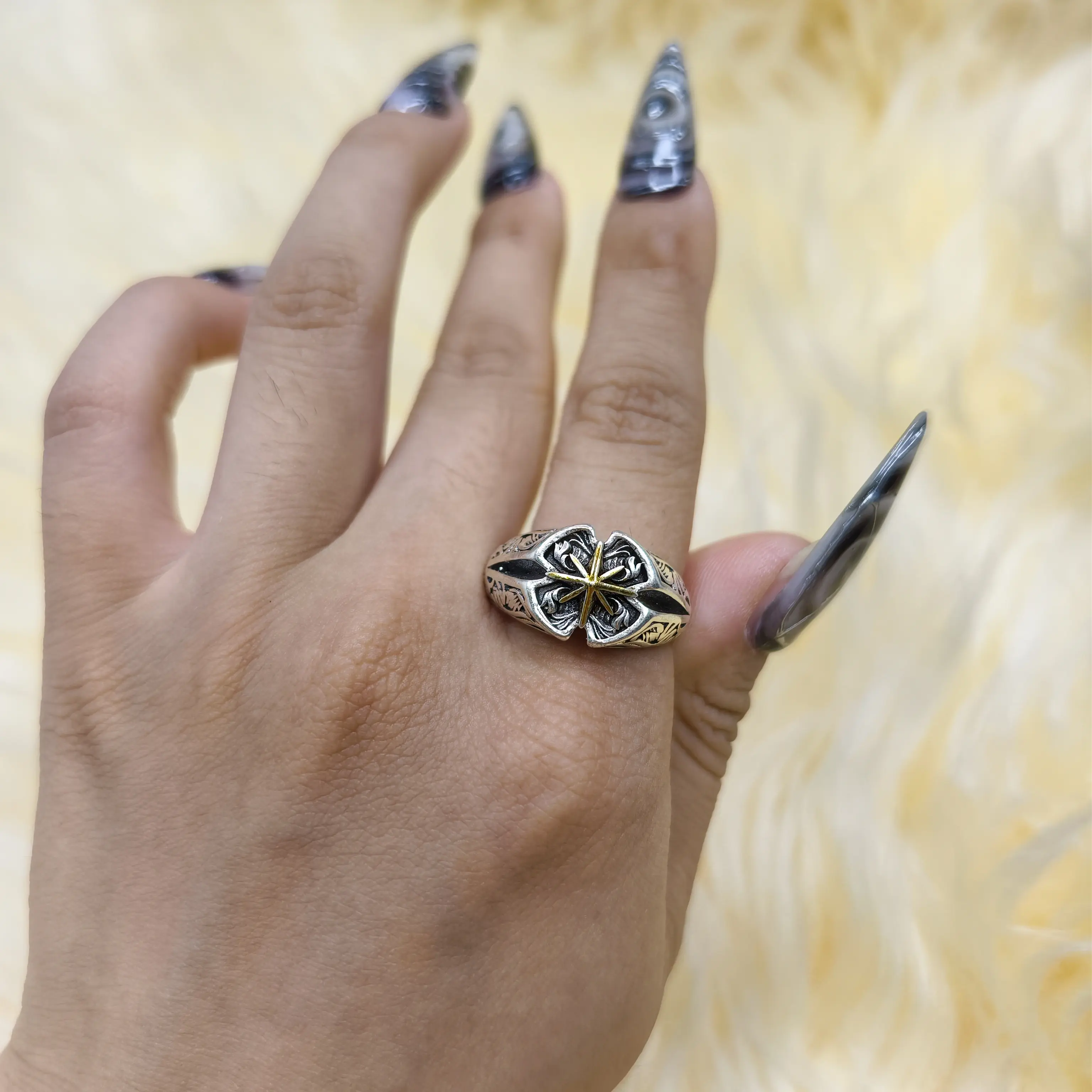 Alyssa(20756)gc.flower ring