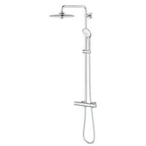 GROHE 26128002 Euphoria 260 CoolTouchThermostatic Shower System, 1.75 gpm, Starlight Chrome