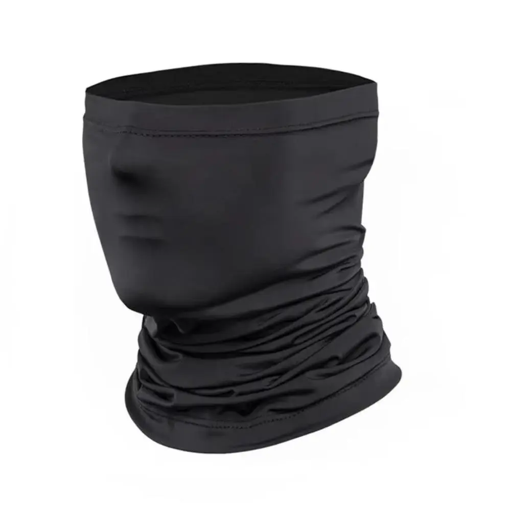 Scarf Shape Polyester Neck Gaiter Headwear, Breathable Ice Silk Biker Face Cover with Sun Protection for Cycling & Training, Breathable Design, Biker Face Covers & Mask