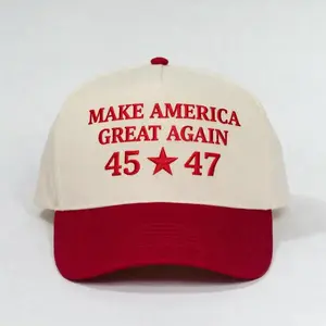 [HOT] Trump MAGA Embroidered Hat, Make America Great Again Hat, 45 47 Republican Hat, Make America Great Again, Old School, Group Hat
