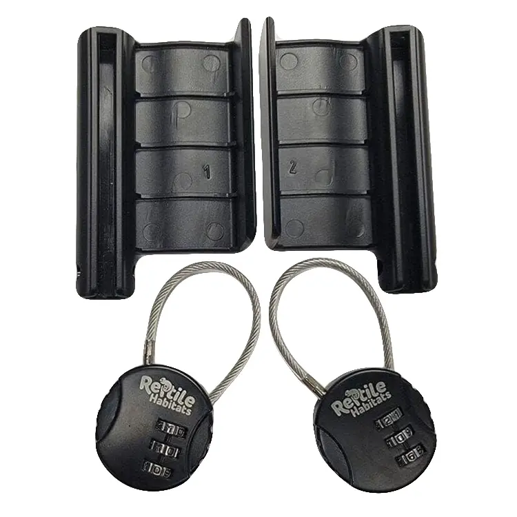 Reptile Enclosure Door Securing Device