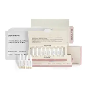 Wishpick PDRN Combo Set – Cream-In Face Mask + Serum Ampoule, 99% Salmon DNA PDRN for Hydration, Smoothing, Perfect Combo for Daily Skincare Care Gentle