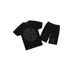 Thierry Black/Black T-Shirt/Short Set
