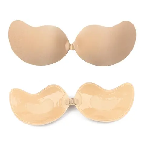 1/2pcs Strapless Self-adhesive Bra Women:Push-up, invisible, breathable, anti-sagging, soft adhesive for summer outfits