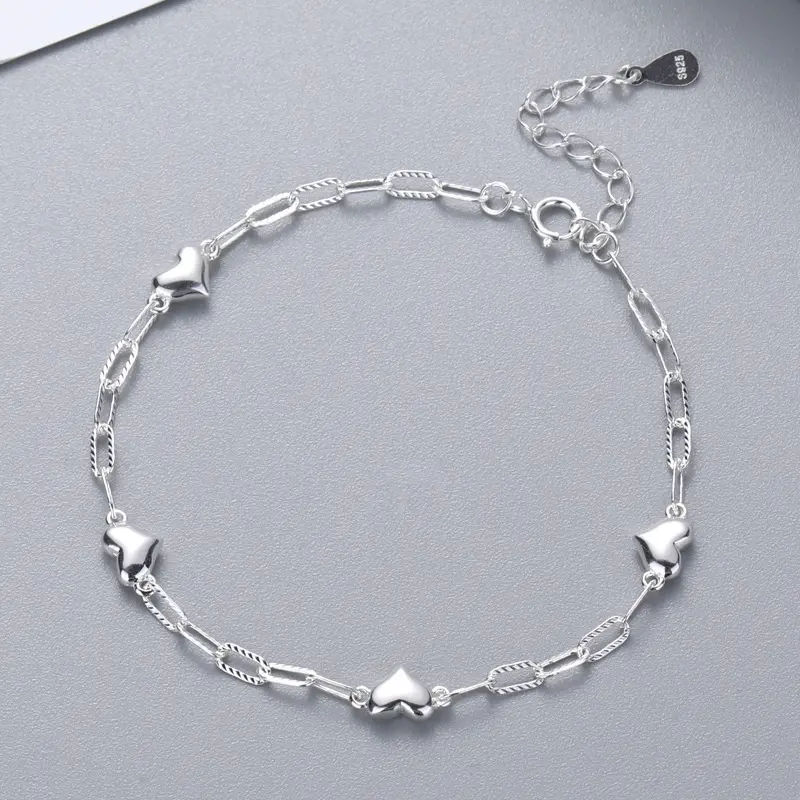 Women's Simple Heart Design Sports Wristband Bracelet - Elegant, Versatile Sports Accessory, Unique Birthday Gift, Elegant Bracelet, Heart Design Bracelet