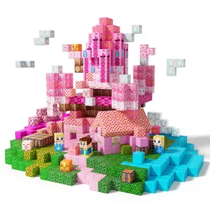 200PCS Magnetic Tiles Building Set – STEM Montessori Magnetic Building Blocks for Kids Ages 4–8, Creative Sensory Construction Toy, Educational Learning Toy, Birthday & Christmas Gift for Boys and Girls