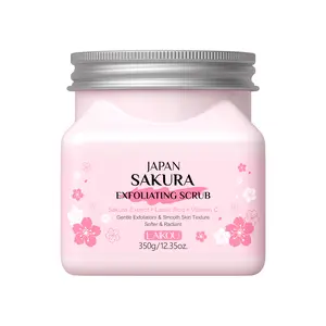 Sakura Exfoliating Scrub Universal For Face & Body Gentle Cleansing Hydrating