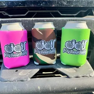 Stylish Dirty Diesel Turbo Can Koozies - Durable Material, Easy to Clean Drinkware