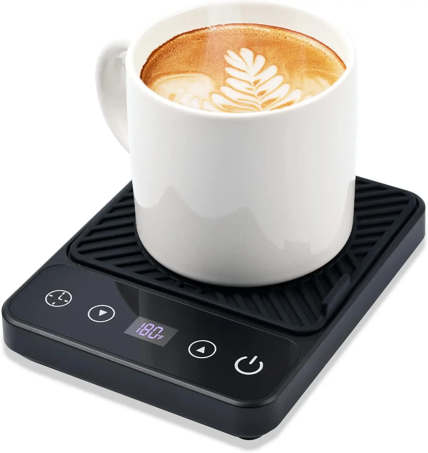 Coffee Mug Warmer for Desk  Electric Cup Warmer with Timer, Auto Shut Off  & 6 Temperature Settings, Perfect Gift for Coffee Lovers  Black - TikTok  Shop
