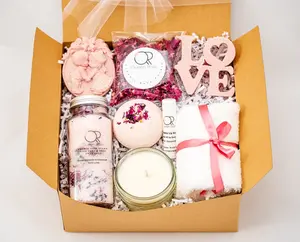 Love You Spa Gift Set for Women - Personalized Valentine Day Gift for Her