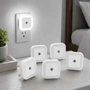 Night Light, Night Lights Plug into Wall 6-Pack, Plug in Night Light, Dusk to Dawn Nightlight Led Night Lights for Bedroom, Bathroom, Hallway  White Home Lighting SpringStatements