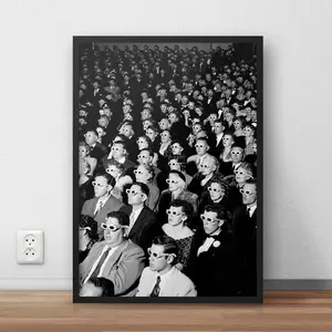Vintage Cinema Print Opening Night Screening Black and White Printable Wall Art Vintage Print Photography Prints Poster