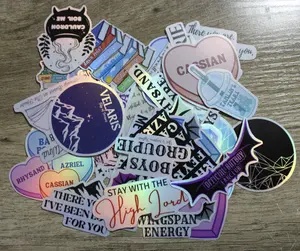 ACOTAR Holographic Matte Waterproof Stickers | SJM | BookTok Reads