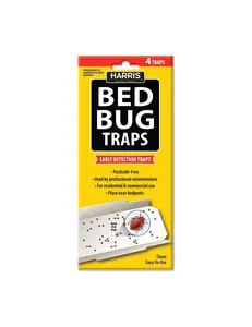 Harris Bed Bug Traps for Early Detection & Monitoring, 4 Pack