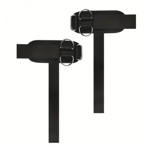 Weightlifting Assistance Ankle Strap, Fitness Wrist Support, Bench Press Bar Pull-Up Back Pull Anti-Slip Grip Strength Enhancer