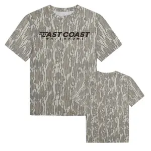 ECW 2.0 Script Bottomland T-shirt, Varsity Style Camouflage Tee, Sports Fan Apparel, High School Mascot Gear, 3D Camo T Shirt
