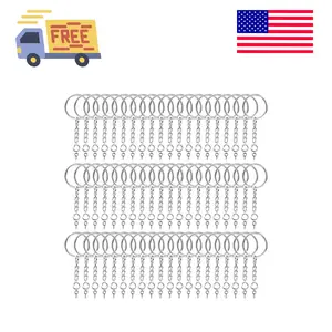 360Pcs Keychain Bulk, 120Pcs Keychain Rings