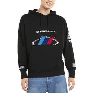 PUMA Mens Bmw M Motorsport Street Graphic Hoodie Casual Outerwear Casual Comfort Technology - Black
