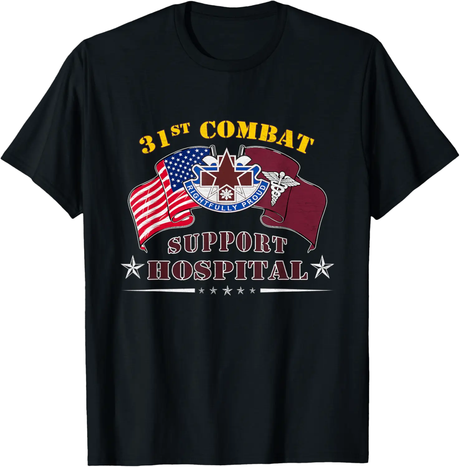Army Combat Medic - 31st Combat Support Hospital Veteran T-Shirt - Rubencordov Shop 27B0BNQR9MLQ