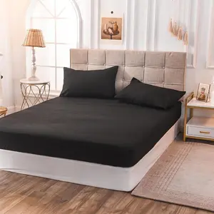 Bedding Set, 3 Counts/set Including 1 Count Fitted Sheet & 2 Counts Pillowcase without Filler, Soft Comfortable Bedding Set for Home Bedroom