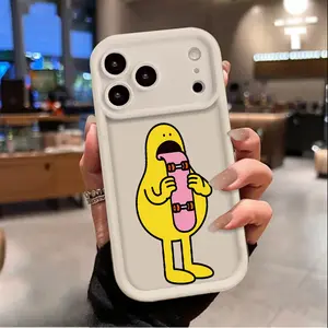 Skateboard Minions Phone Case for iPhone 17 AIR 17 PRO 16 PRO 15  PRO MAX  14 PLUS 13 PRO 12 11 PRO XS MAX X XR Samsung Galaxy S26 Plus S25 Ultra S24 S23 S22 Plus Shockproof Protective Cover Full Protection Anti-Drop