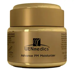 Experience Radiant Skin: WENmedics PM Moisturizer with Plant-Based Peptide Formula - Hydrating Alcohol Free Hydrate Skincare