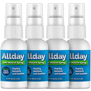 Allday® Dry Mouth Spray - 4 Pack