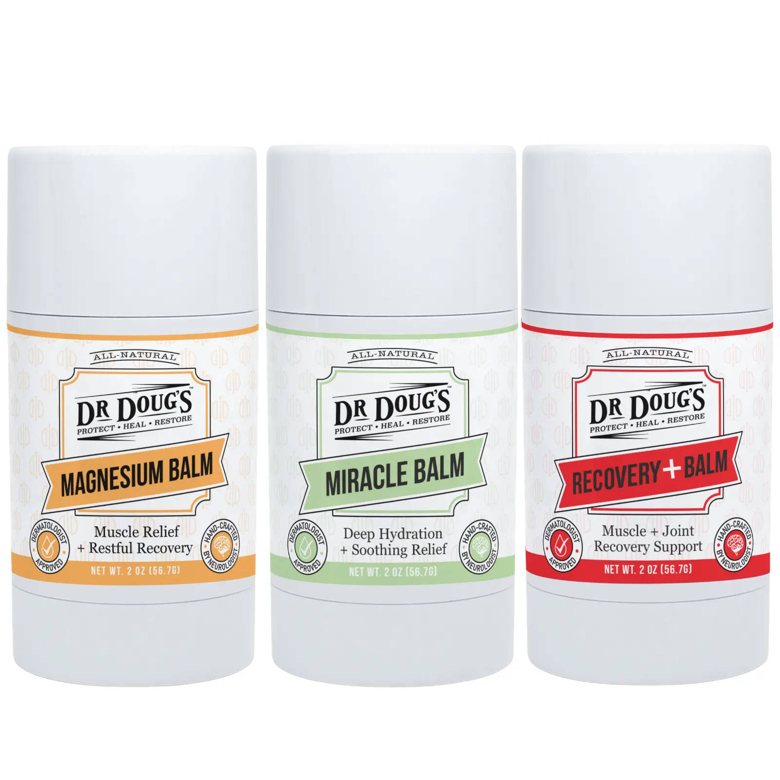 Dr. Doug’s Best Sellers Toolkit – Organic Self-Care Balm Set